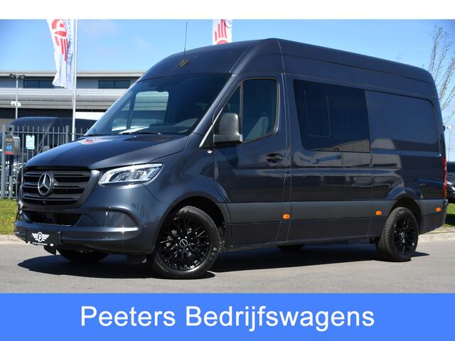 Mercedes-Benz SPRINTER 319 V6 3.0 CDI L2H2 DC PB Edition Cruise, 360 Camera, Carplay, LED, 190pk, Virtual, Geveerde stoel, NAVI, Automaat, Uniek!