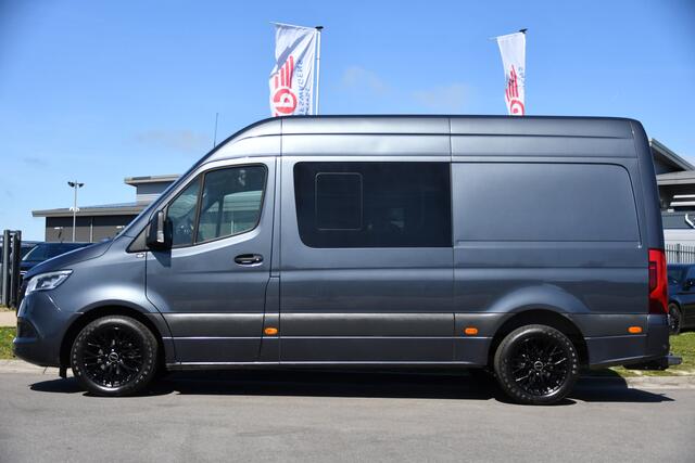 Mercedes-Benz SPRINTER 319 V6 3.0 CDI L2H2 DC PB Edition Cruise, 360 Camera, Carplay, LED, 190pk, Virtual, Geveerde stoel, NAVI, Automaat, Uniek!