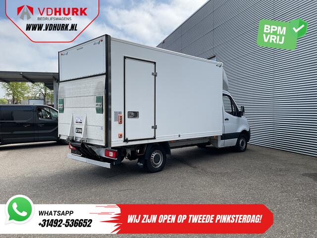 Mercedes-Benz SPRINTER 317 CDI Aut. Bakwagen Laadklep/ Spoiler/ Zijdeur/ LED/ Standkachel/ Stoelverw./ Carplay/ Cruise/ Airco/ 430x210x210