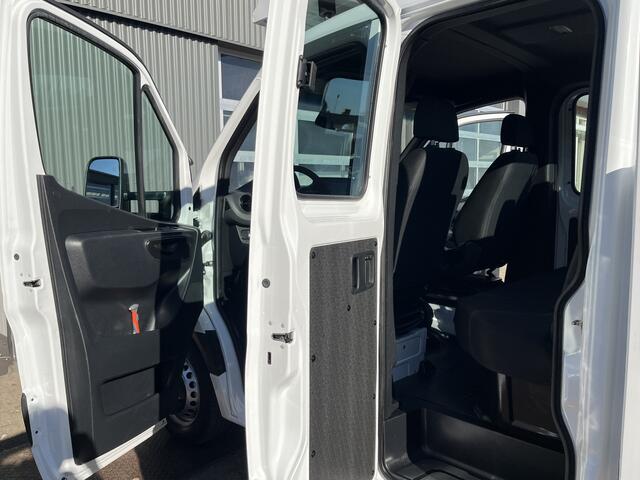 Mercedes-Benz SPRINTER 514 CDI 366 Hiab Laadkraan 018T Trekhaak 3500kg trekgewicht Airco 6-Persoons Open laadbak Pick-up Euro 6 Verkeersbord Actiebord Pijlenbord Bakwagen P-up Tachograaf 1e eigenaar ex gemeente