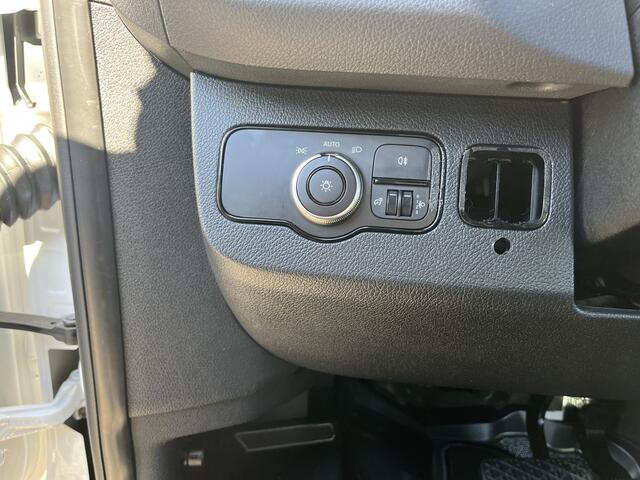 Mercedes-Benz SPRINTER 514 CDI 366 Hiab Laadkraan 018T Trekhaak 3500kg trekgewicht Airco 6-Persoons Open laadbak Pick-up Euro 6 Verkeersbord Actiebord Pijlenbord Bakwagen P-up Tachograaf 1e eigenaar ex gemeente