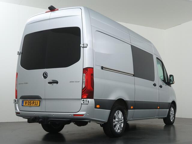 Mercedes-Benz SPRINTER 316 CDI | Aut. | L2 H2 | 3500KG. AHW | Standkachel | LM Velgen | Parkeersensoren | Zijruit in schuifdeur | 3-zits | Trekhaak | Stoelverwarming | Navigatie | Parkeercamera