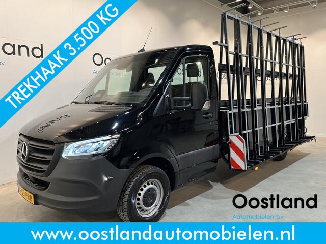 Mercedes-Benz SPRINTER 317 CDI L3 RWD Automaat Open Laadbak met Glasresteel / Euro 6 / Trekhaak 3500 KG / Airco / Cruise Control / Camera / Navigatie / 34.000 KM !!