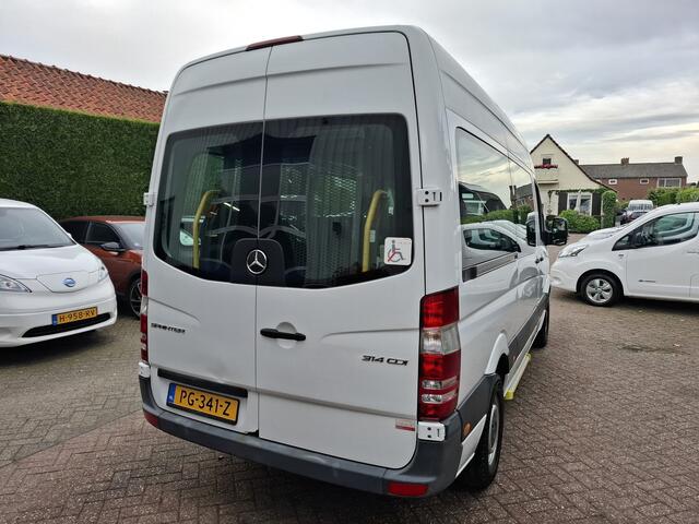 Mercedes-Benz SPRINTER 314 2.2CDI 36295.- INCL BTW 9-PERSOONS ROLSTOEL 143PK
