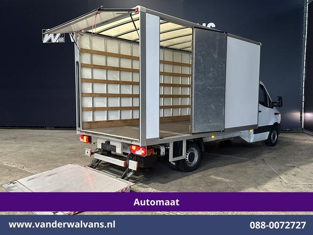 Mercedes-Benz SPRINTER 317 CDI 170pk 9G-Tronic Automaat Bakwagen 21m3 KUUB Hoog Laadklep Zijdeur Euro6 Airco | Leder | Lat om Lat betimmering Bijrijdersbank