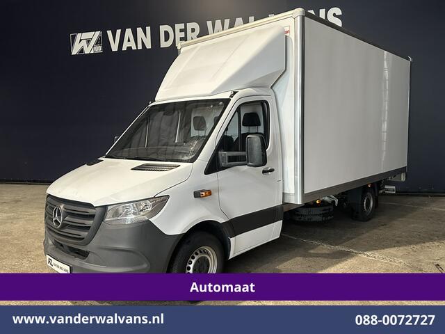 Mercedes-Benz SPRINTER 317 CDI 170pk 9G-Tronic Automaat Bakwagen 21m3 KUUB Hoog Laadklep Zijdeur Euro6 Airco | Leder | Lat om Lat betimmering Bijrijdersbank