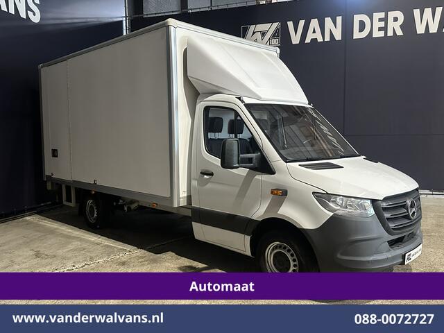Mercedes-Benz SPRINTER 317 CDI 170pk 9G-Tronic Automaat Bakwagen 21m3 KUUB Hoog Laadklep Zijdeur Euro6 Airco | Leder | Lat om Lat betimmering Bijrijdersbank