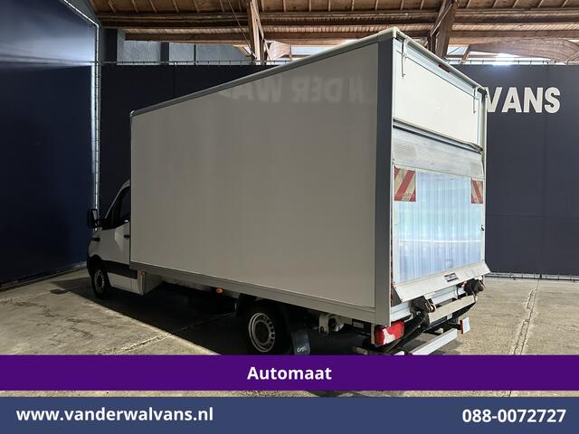 Mercedes-Benz SPRINTER 317 CDI 170pk 9G-Tronic Automaat Bakwagen 21m3 KUUB Hoog Laadklep Zijdeur Euro6 Airco | Leder | Lat om Lat betimmering Bijrijdersbank