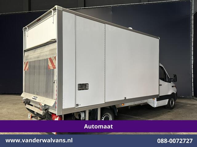 Mercedes-Benz SPRINTER 317 CDI 170pk 9G-Tronic Automaat Bakwagen 21m3 KUUB Hoog Laadklep Zijdeur Euro6 Airco | Leder | Lat om Lat betimmering Bijrijdersbank
