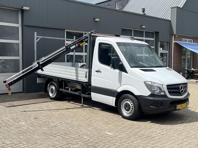 Mercedes-Benz SPRINTER 316 2.2 CDI 366 EHD 3500kg Trekgewicht Pick up Openlaadbak HIAB laadkraan T-CLX 013 Airco Euro 6 Airco 3-Persoons Dealer onderhouden