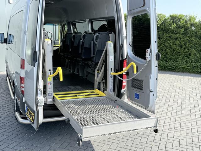 Mercedes-Benz SPRINTER 314 CDI AUTOMAAT EURO 6 / FLEXI-TRANS ROLSTOELBUS + LIFT / L2H2 / 9 PERSOONS / CAMERA / AIRCO / PRIJS INCL BTW EN BPM