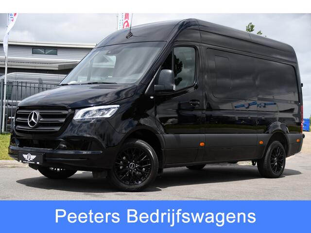 Mercedes-Benz SPRINTER 319 3.0 CDI L2H2 DC Black Edition MARGE! Adaptieve Cruise, Camera, LED, Carplay, Standkachel, 10,5'' Mbux, Automaat, 3500kg Trekhaak, Uniek!