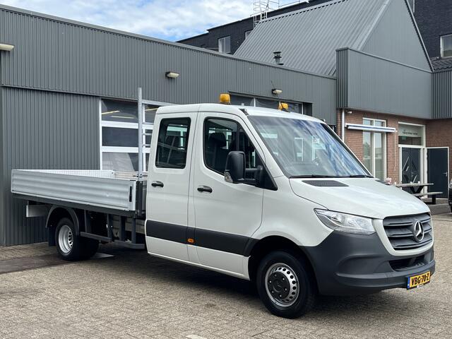Mercedes-Benz SPRINTER 314 2.2 CDI L3 DC Trekhaak 3500 trekgewicht Dubbele lucht Airco Cruise controle 6-Persoons Automaat Openlaadbak Pick-up Telefoonverbinding Werkverlichting P-up Euro 6