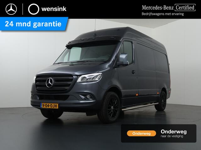 Mercedes-Benz SPRINTER 319 CDI | AUT. | L2 H2 | RWD | NL AUTO | DEALER ONDERHOUDEN | LUCHTVERING | TREKHAAK | LED | GROOT NAVIGATIE | ACHTERUITRIJCAMERA | BETIMMERDE LAADRUIMTE COMPLEET | CERTIFIED