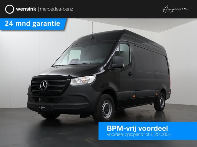 Mercedes-Benz SPRINTER 315 CDI | L2 H2 | RWD | Aut. | PRO | BPM VRIJ! | ACHTERUITRIJCAMERA | 3500 KG AHW | DODEHOEKASSISTENT | AIRCO | CRUISE | CARPLAY | ANDROID AUTO | METALLIC | 3-ZITS | MBUX SYSTEEM GROOT