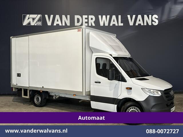 Mercedes-Benz SPRINTER 317 CDI 170pk 9G-Tronic Automaat Bakwagen Laadklep 21m3 KUUB Zijdeur Euro6 Airco | Lat om Lat betimmering | Leder Bijrijdersbank