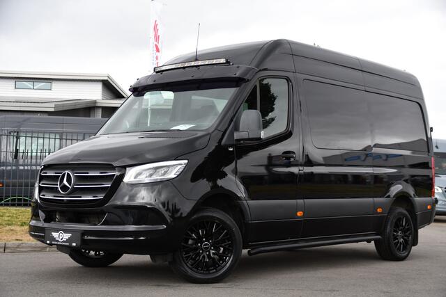 Mercedes-Benz SPRINTER 319 3.0 CDI L2H2 DC Black Edition Adaptieve Cruise, 360 Camera, Carplay, LED, 10,5'' Mbux, Stoelverwarming, Automaat, 190pk, 3500kg Trekhaak, Uniek!