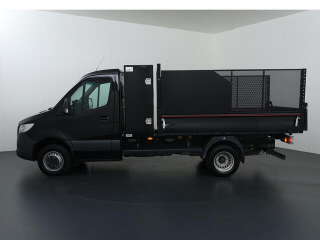 Mercedes-Benz SPRINTER 515 CDI | L2 | KIPPER 2-ZIJDIG | 3500 KG TREKHAAK | 3-ZITS | DUBBELLUCHT | AIRCO | CRUISE CONTROL | HOGE BOORDEN LAADBAK | CERTIFIED