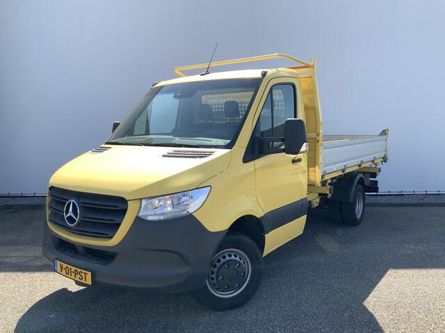 Mercedes-Benz SPRINTER 519 3.0 V6 Kipper 3 zijdig PTO WB 3,66 Airco 3 Zits Bakmaat L.350/B.215/H0.40 CM Dub Lucht Cilinders. 6 Euro 6