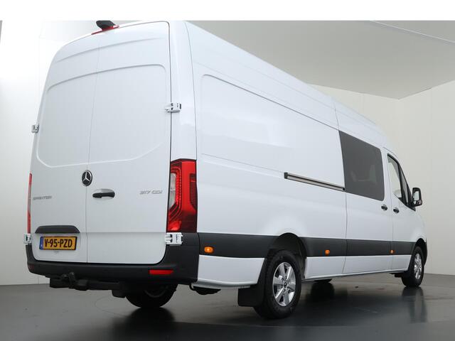 Mercedes-Benz SPRINTER 317 CDI | Aut. | L3 H2 | Pro | Dubbele Cabine | 7-zits | Airco | LM Velgen | Navigatie | Parkeercamera | Trekhaak | Certified