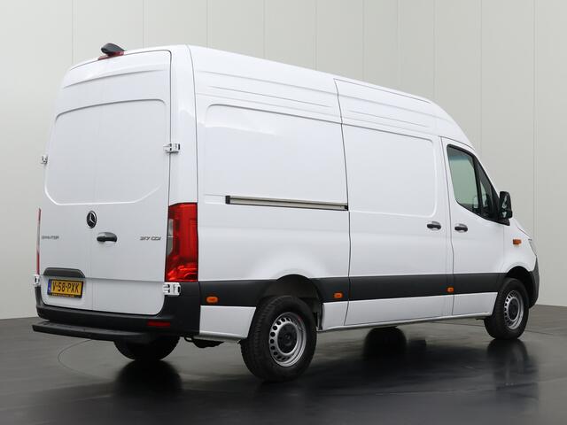 Mercedes-Benz SPRINTER 317CDi Automaat L2H2 | Led | 10" Mbux Navigatie+Camera | 3-Zits | Betimmering | Airco | Cruise