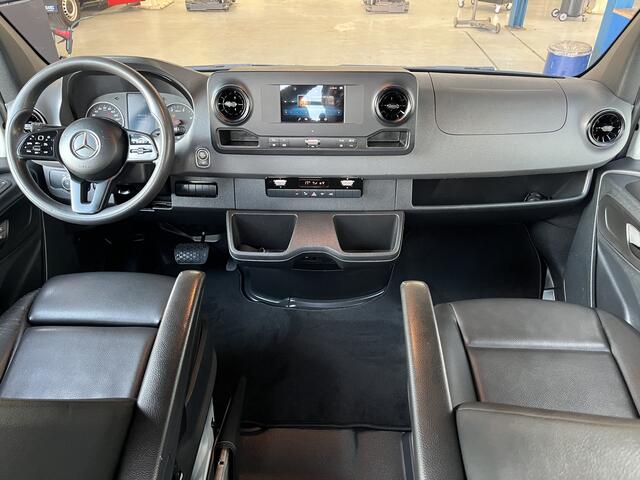 Mercedes-Benz SPRINTER 314 CDI Maxi 143 pk 6 persoons Bpm vrij 3.5 ton trekhaak Airco Cruise controle Navigatie Open laadbak Pick-up p-up bakwagen Dealer onderhouden 1e Eigenaar Euro 6
