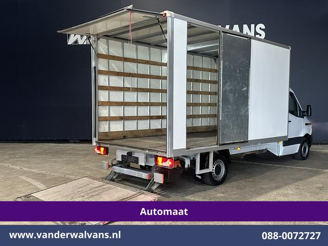 Mercedes-Benz SPRINTER 314 CDI 143pk 9G-Tronic Automaat Bakwagen 22m3 KUUB Laadklep Zijdeur Euro6 Airco | LAT om LAT | Leder Bijrijdersbank