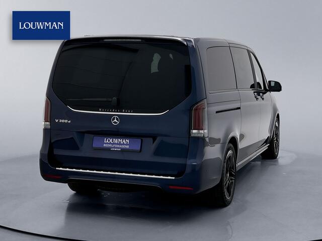 Mercedes-Benz V-KLASSE 300d L2 AMG Avantgarde Airmatic Dubbel cabine Sodalietblauw Burmester Elektrische schuifdeuren Leder