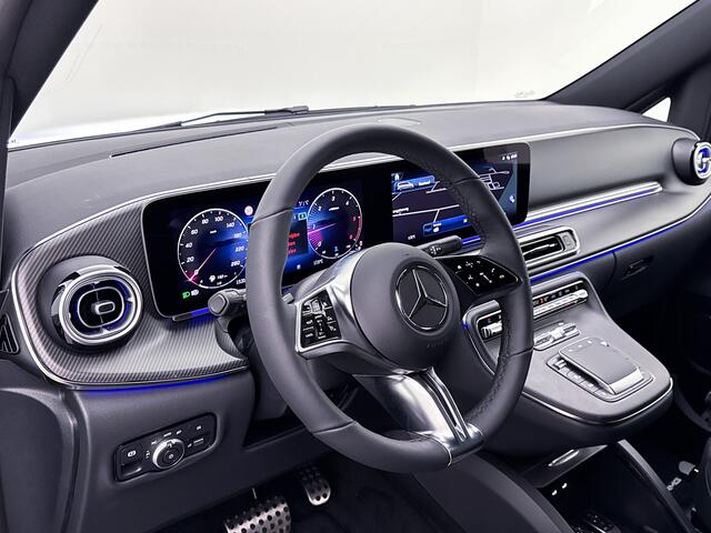 Mercedes-Benz V-KLASSE 300d L2 AMG Avantgarde Airmatic Dubbel cabine Sodalietblauw Burmester Elektrische schuifdeuren Leder