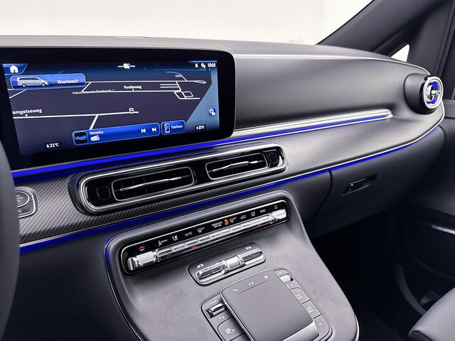 Mercedes-Benz V-KLASSE 300d L2 AMG Avantgarde Airmatic Dubbel cabine Sodalietblauw Burmester Elektrische schuifdeuren Leder