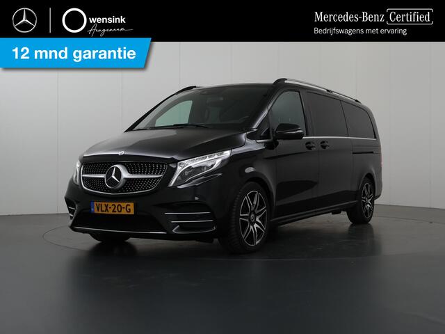 Mercedes-Benz V-KLASSE 300d | XL L3 | Avantgarde | Navigatie | Burmester Soundsysteem | Distronic Plus | AMG Achterspoiler | Stoelverwarming | Dodehoekassistent | Trekhaak 2500kg | Elektrische Schuifdeuren en Achterklep | Parkeercamera 360 Graden | Stoelverwarming | Cruise Cont