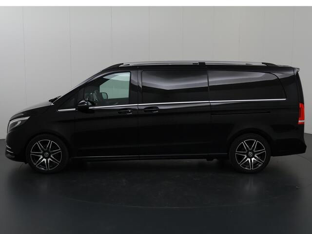 Mercedes-Benz V-KLASSE 300d | XL L3 | Avantgarde | Navigatie | Burmester Soundsysteem | Distronic Plus | AMG Achterspoiler | Stoelverwarming | Dodehoekassistent | Trekhaak 2500kg | Elektrische Schuifdeuren en Achterklep | Parkeercamera 360 Graden | Stoelverwarming | Cruise Cont