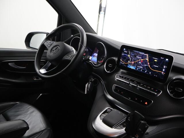 Mercedes-Benz V-KLASSE 300d | XL L3 | Avantgarde | Navigatie | Burmester Soundsysteem | Distronic Plus | AMG Achterspoiler | Stoelverwarming | Dodehoekassistent | Trekhaak 2500kg | Elektrische Schuifdeuren en Achterklep | Parkeercamera 360 Graden | Stoelverwarming | Cruise Cont