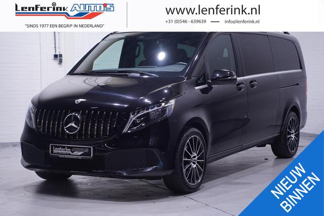Mercedes-Benz V-KLASSE 300d Extra Lang DC Avantgarde AMG Grille, 19" LMV Leder Zwart, LED Koplampen, 2x Elek. Schuifdeur, Navi, Camera, 5-Zits