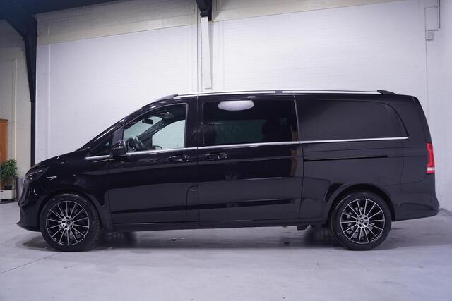 Mercedes-Benz V-KLASSE 300d Extra Lang DC Avantgarde AMG Grille, 19" LMV Leder Zwart, LED Koplampen, 2x Elek. Schuifdeur, Navi, Camera, 5-Zits