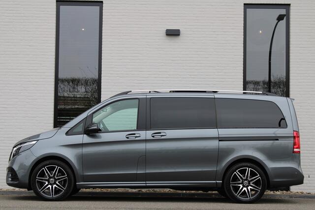 Mercedes-Benz V-KLASSE 300d / AMG / Exclusive / Luchtvering / 6-Persoons / Panorama / Vol Opties / NIEUWSTAAT