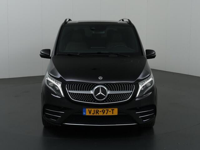 Mercedes-Benz V-KLASSE 300d | L3 XL | AMG | Dubbele Cabine | Navigatie | Lederen bekleding | Distronic | Stoelverwarming-koeling | Burmester | Koelkast | Trekhaak | Certified