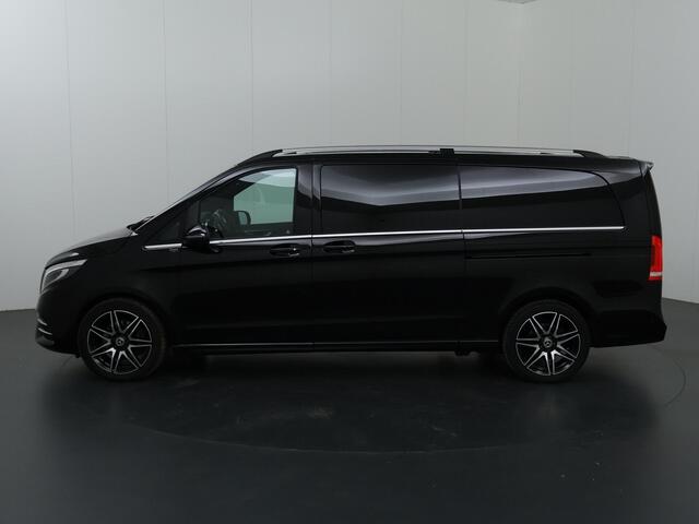 Mercedes-Benz V-KLASSE 300d | L3 XL | AMG | Dubbele Cabine | Navigatie | Lederen bekleding | Distronic | Stoelverwarming-koeling | Burmester | Koelkast | Trekhaak | Certified