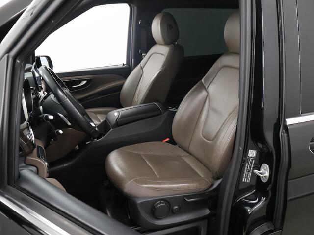 Mercedes-Benz V-KLASSE 300d | L3 XL | AMG | Dubbele Cabine | Navigatie | Lederen bekleding | Distronic | Stoelverwarming-koeling | Burmester | Koelkast | Trekhaak | Certified