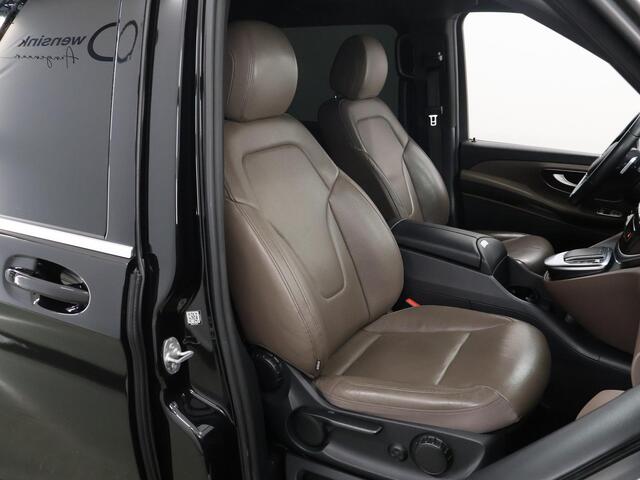 Mercedes-Benz V-KLASSE 300d | L3 XL | AMG | Dubbele Cabine | Navigatie | Lederen bekleding | Distronic | Stoelverwarming-koeling | Burmester | Koelkast | Trekhaak | Certified