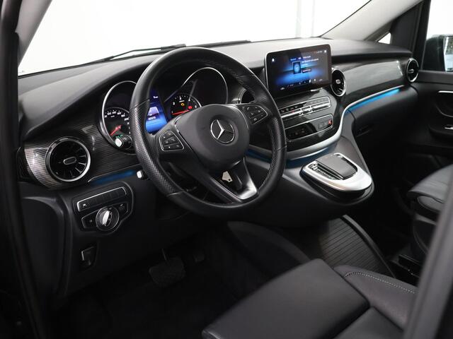 Mercedes-Benz V-KLASSE 250d | L3 XL | DUBBEL CABINE | MBUX NAVIGATIE | RIJASSISTENTIEPAKKET | TREKHAAK | LEDEREN BEKLEDING | LED LAMPEN | CLIMATE CONTROL | CRUISE CONTROL | DODEHOEKASSISTENT | SPOORASSISTENT
