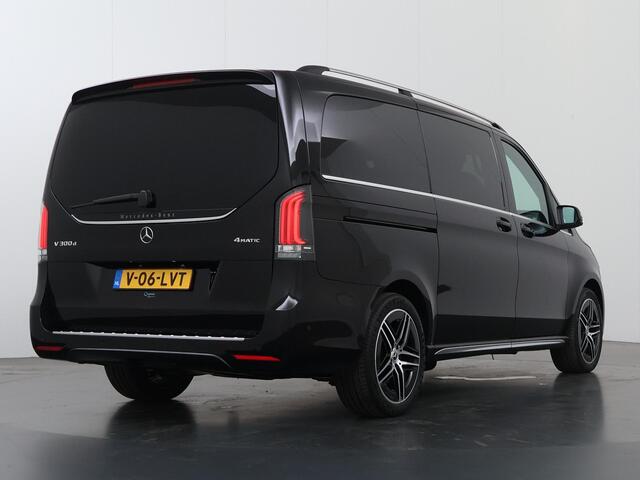 Mercedes-Benz V-KLASSE 300d | L2 Lang | AMG | Dubbele Cabine | BURMESTER | 360 CAMERA | DISTRONIC PLUS | LEDER ZWART "LUGANO" | ALARM | STOELVERWARMING | NAVIGATIE | CARPLAY | ANDROID AUTO | CLIMATE CONTROL | DAB+ | CERTIFIED