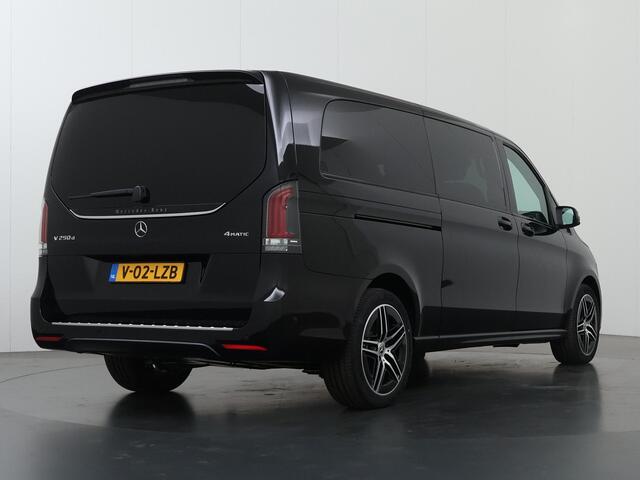 Mercedes-Benz V-KLASSE 250d 4-MATIC XL L3 Avantgarde | Dubbele Cabine | 360 CAMERA | DISTRONIC PLUS | LEDER | ZWART "LUGANO" | ALARM | STOELVERWARMING | NAVIGATIE | CARPLAY | ANDROID AUTO | CLIMATE CONTROL | DAB+ | CERTIFIED