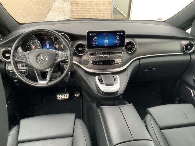 Mercedes-Benz V-KLASSE 300d Extra Lang Dub Cab Autom. Avantgarde Edition Elec Dub Schuifdeur Alu Velgen Camera Navi Trekhaak 2000 kg ,4 Zits Leer Volle Auto Euro 6