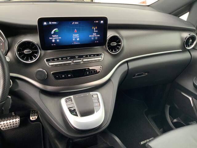 Mercedes-Benz V-KLASSE 300d Extra Lang Dub Cab Autom. Avantgarde Edition Elec Dub Schuifdeur Alu Velgen Camera Navi Trekhaak 2000 kg ,4 Zits Leer Volle Auto Euro 6