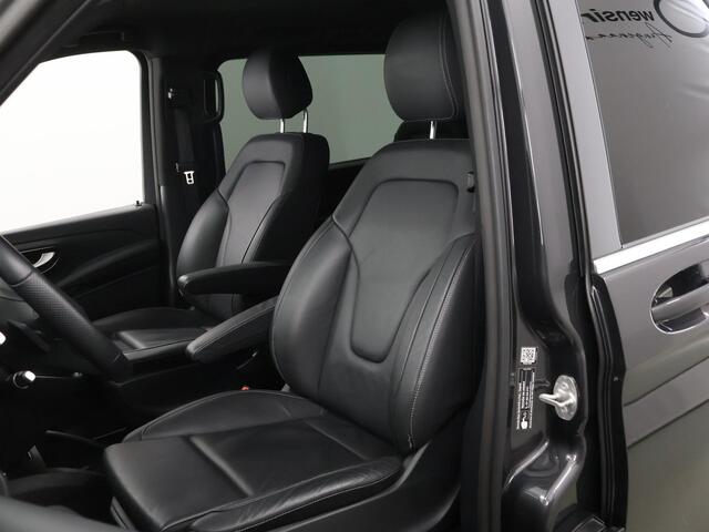 Mercedes-Benz V-KLASSE 300d | XL L3 | DUBBEL CABINE | AVANTGARDE | AMG | LUCHTVERING | BURMESTER | 360 CAMERA | LEREN BEKLEDING | CLIMATE CONTROL | ADAPTIEVE CRUISE | 2500 KG TREKHAAK | MEMORY SEATS | CARPLAY EN ANDROID AUTO