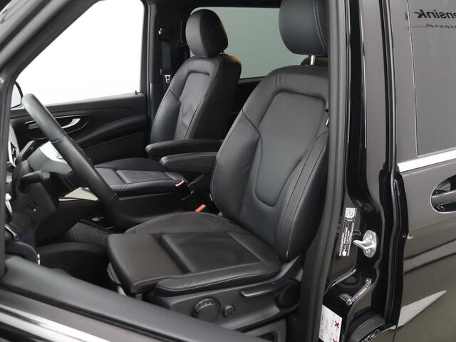 Mercedes-Benz V-KLASSE 300d | XL L3 | AMG | 4-MATIC | Dubbele Cabine | 360 CAMERA | DISTRONIC PLUS | LEDER ZWART "LUGANO" | ALARM | STOELVERWARMING | NAVIGATIE | CARPLAY | ANDROID AUTO | CLIMATE CONTROL | DAB+ | CERTIFIED