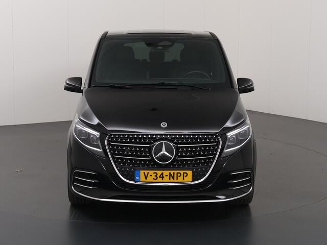 Mercedes-Benz V-KLASSE 300d | XL L3 | AMG | 4-MATIC | Dubbele Cabine | 360 CAMERA | DISTRONIC PLUS | LEDER ZWART "LUGANO" | ALARM | STOELVERWARMING | NAVIGATIE | CARPLAY | ANDROID AUTO | CLIMATE CONTROL | DAB+ | CERTIFIED