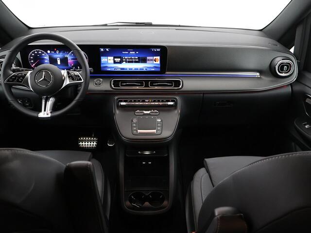 Mercedes-Benz V-KLASSE 250d 4-MATIC AMG | XL L3 | DUBBELE CABINE | 360 CAMERA | DISTRONIC PLUS | LEDER ZWART "LUGANO" | ALARM | STOELVERWARMING | NAVIGATIE | CARPLAY | ANDROID AUTO | CLIMATE CONTROL | DAB+ | CERTIFIED
