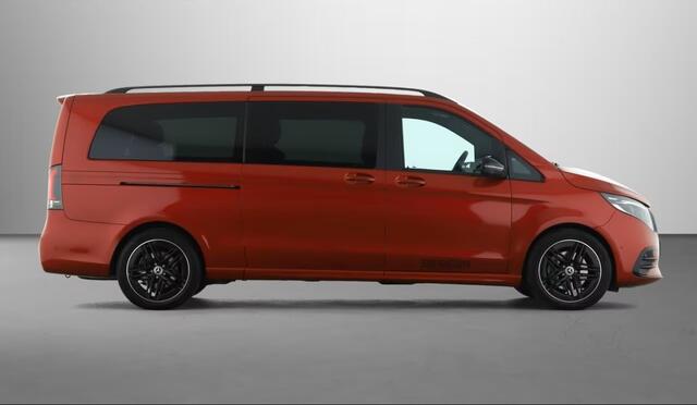 Mercedes-Benz V-KLASSE 300d L3 AMG Benzine Grijs Kenteken Night Pakket Distronic 19 Inch 2 EL. Schuifdeuren